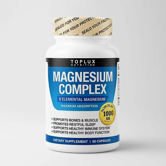 Fuerza, enfoque y descanso en una sola cápsula de Magnesium Complex
